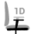 1D nastavljiva naslona za roke